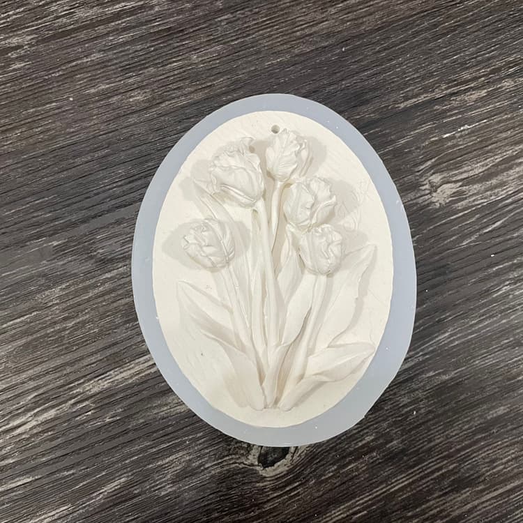 Tulip Silicone Mold Aromatherapy Plaster Mold Decorative Mold