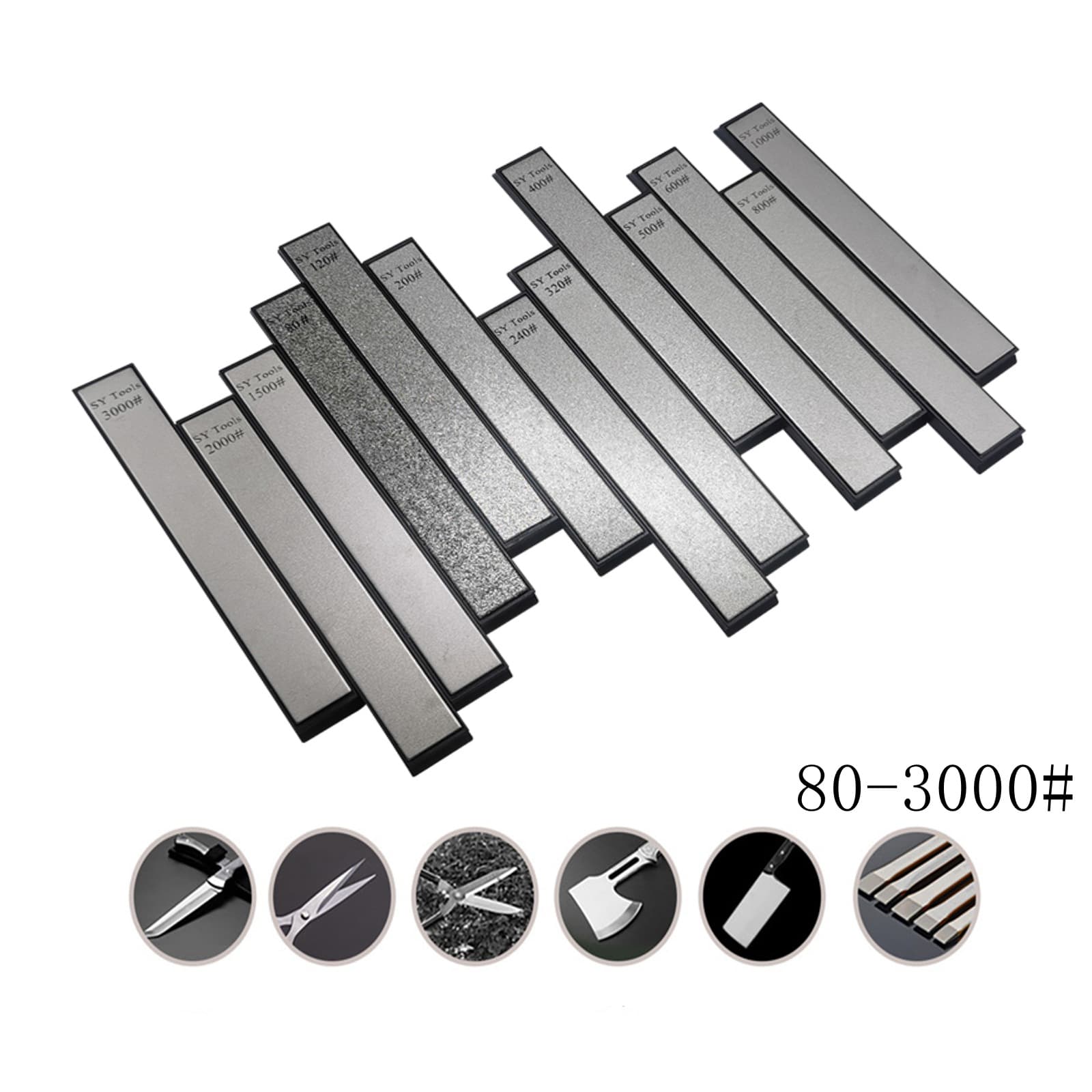 Diamond whetstone, electroplated emery, fixed-angle whetstone, kitchen household grindstone, vegetable scissors, etc. sytools