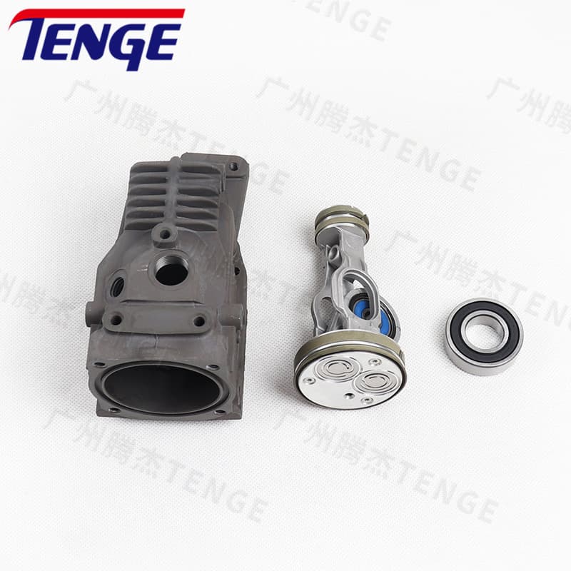 For Mercedes W164 Air Pump Repair Kit Cylinder + Piston Connecting Rod + Bearing A1643200204