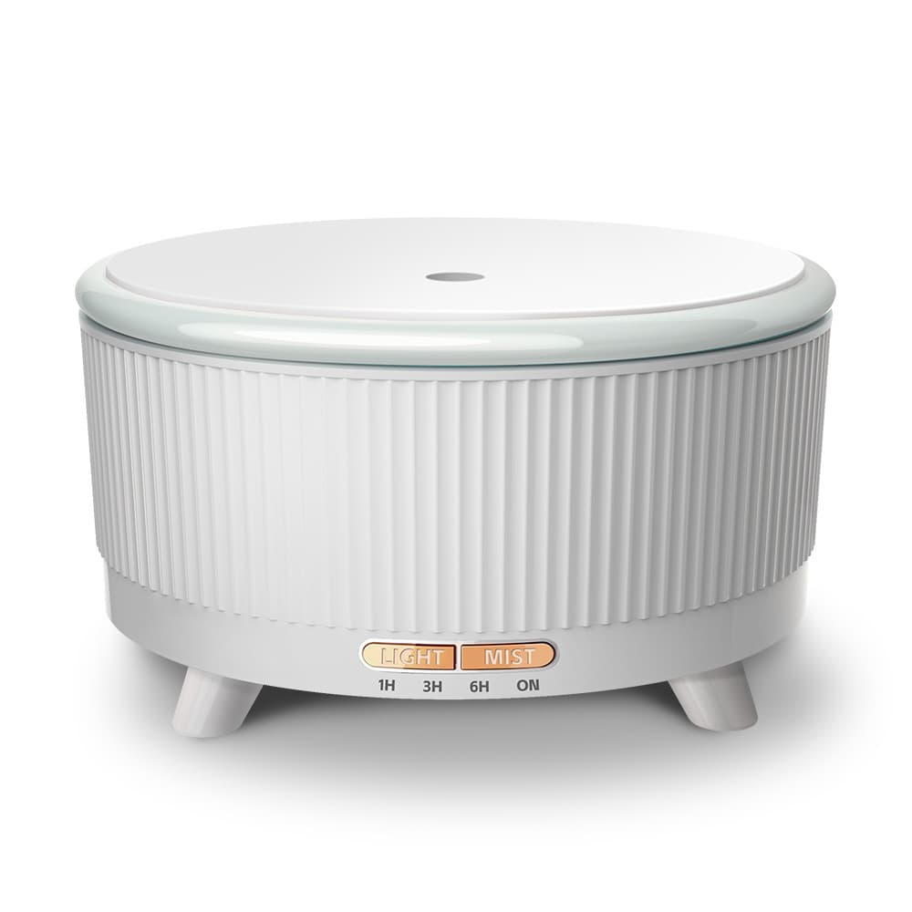 Private Mold Ultrasonic White Big Bear Aromatherapy Machine Wood Grain Home Use Large Capacity 500ml Humidifier Bedroom Essential Oil Diffuser