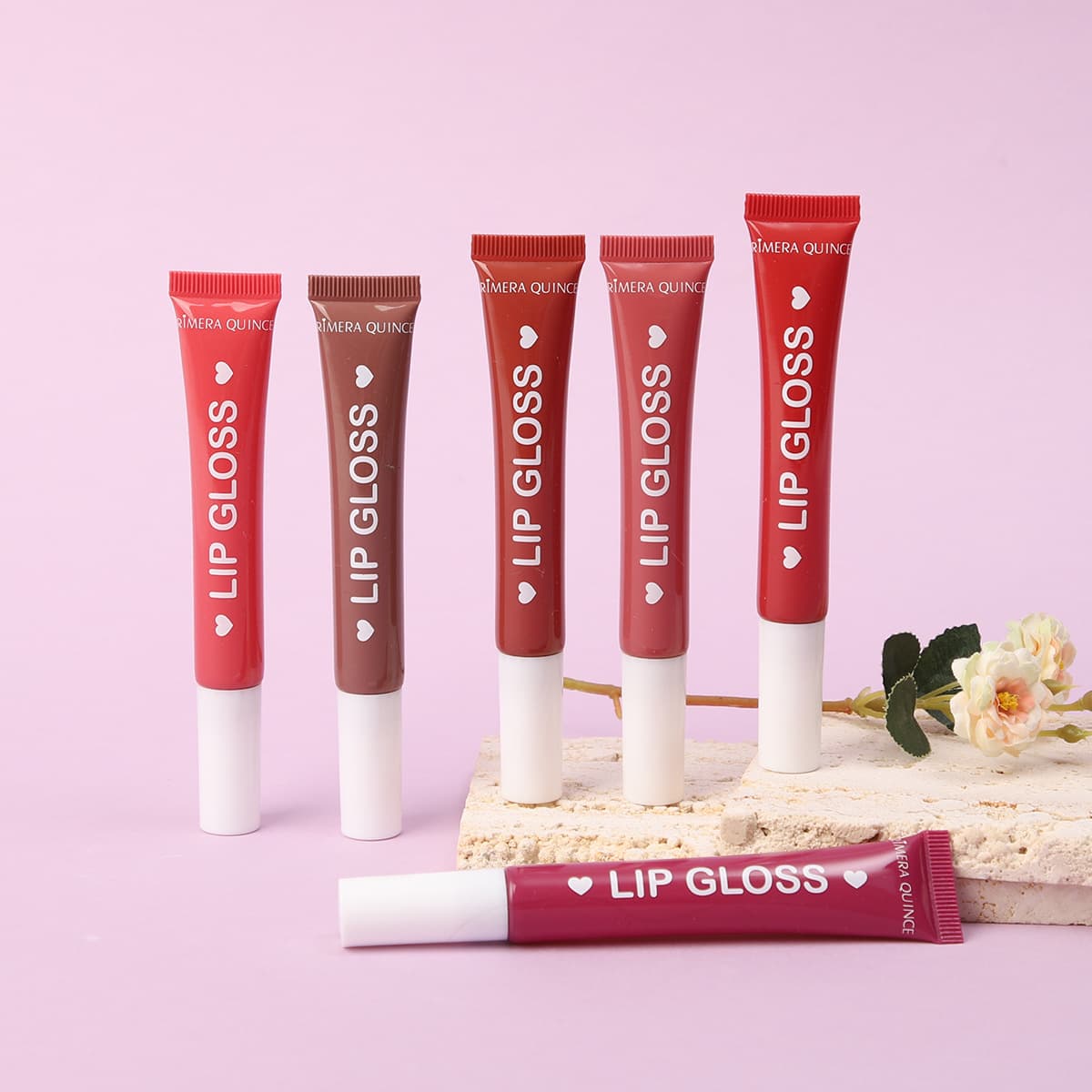 Cosmetic Packaging PE Tubes for Eye Cream, Lip Gloss, Slanted Plastic Tube Materials, Custom Slant-Tip Tubes