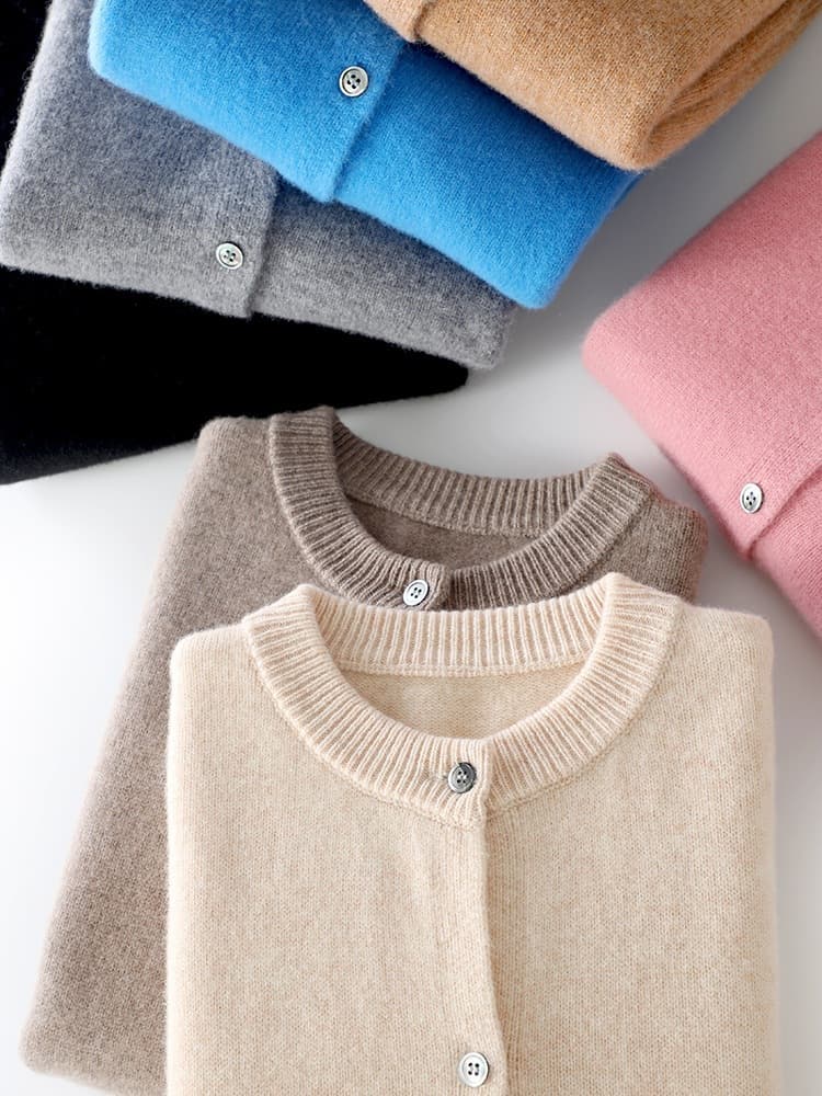 Women's and Boys' Autumn/Winter 2025 Children's Knitwear New Baby Sweater Korean Style Cardigan Round Neck Girls' Coat