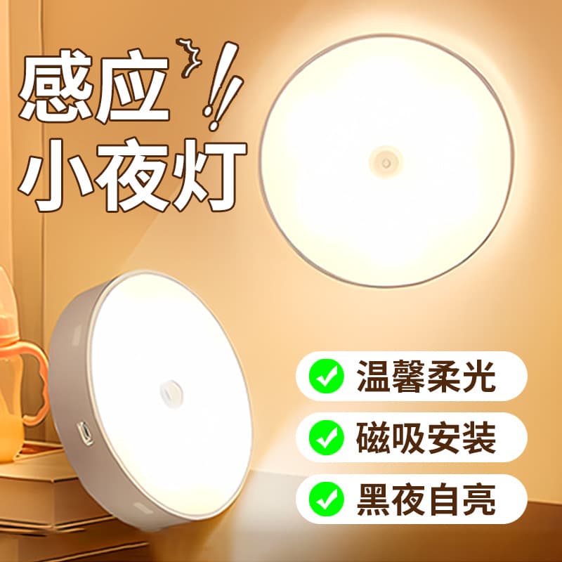 Human Body Sensor Lamp Sensor Lamp Night Light Wholesale Wardrobe Lamp Cabinet Lamp Night Lamp Feeding Lamp Reading Lamp Table Lamp