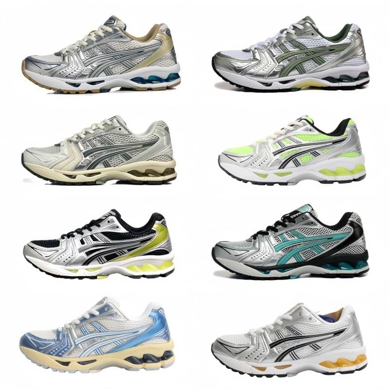 Kayano14 Mesh Breathable Non-Slip Wear-Resistant Running Shoes Versatile Casual Sports Shoes Shock-Absorbing Men's and Women's Running Shoes K14