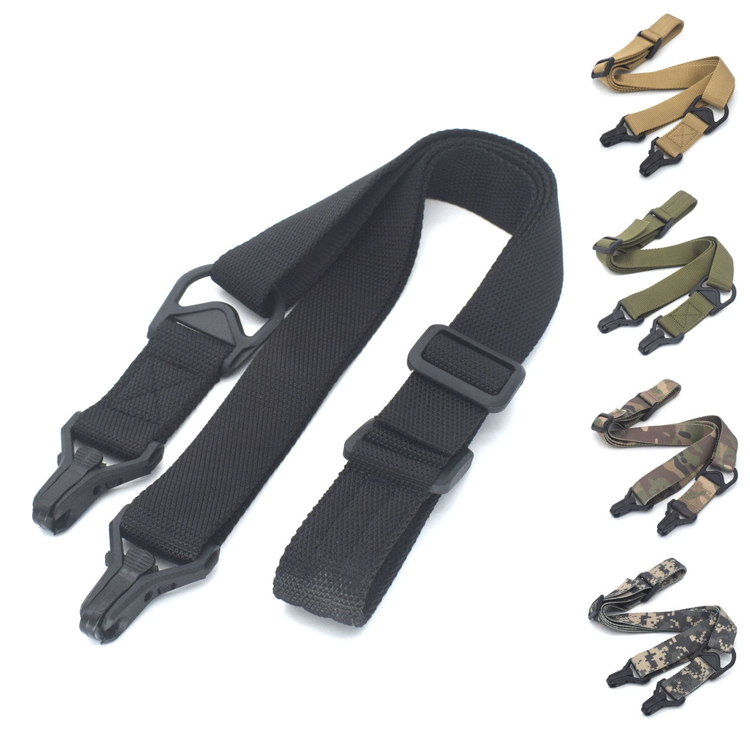 MS3 Multi-Task Tactical Two-Point Harness Rope, Multi-Purpose Hanging Straps, and Single-Point Gun Slings