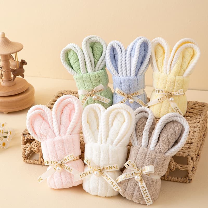 Souvenir towel, little rabbit, wedding return gift, cute shape, birthday gift, creative gift, New Year's Day gift