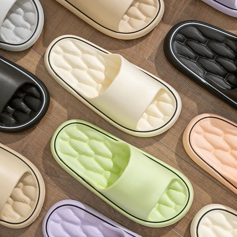 Men's Summer Indoor/Outdoor Slippers, Premium Home Use, Massage, Soft Sole, Non-Slip, Women's Slide Sandals, Couple Style