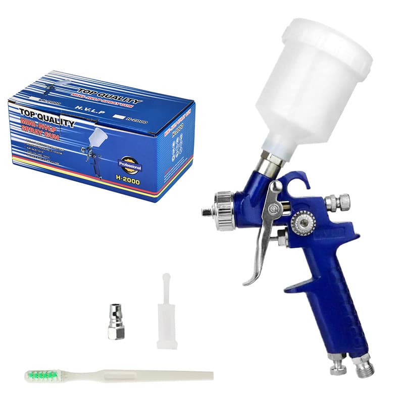 Manufacturer H2000 Small Nozzle Spray Gun for Leather Coloring and Repair H827 Car Coating Sheet Metal Furniture Painting Gun