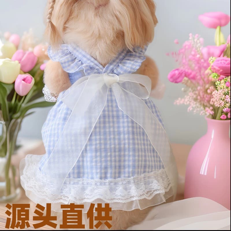 Pet Dress Cat Suspender Skirt Dog Clothes Summer Teddy Bichon Frise Universal Small Puppy Spring Summer Thin Style