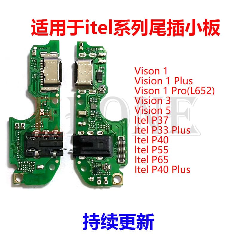 For Itel Vision 1 3 5 P33 P40 P55 P65 Pro Plus Charging Port Flex Cable