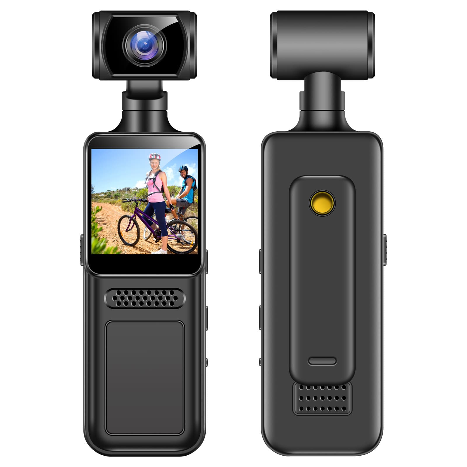 WIFI Handheld M12 HD Body Camera Sports Recording Audio Video Pocket Camera Rotatable Cycling 4K Camcorder
