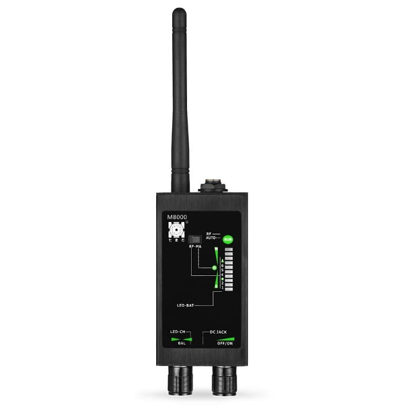 M8000 Signal Detector for Anti-Car GPS Tracking, Anti-Spy and Anti-Eavesdropping Scanner