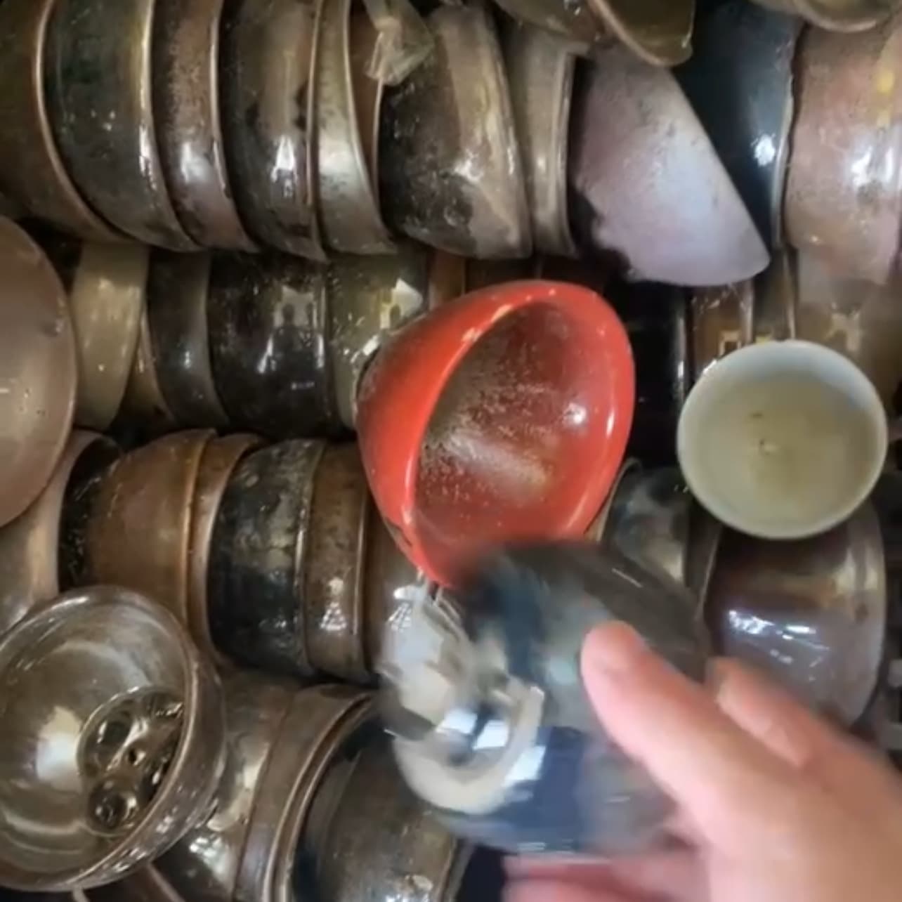 Jianyang Jian Zhan Source Factory Bulk Purchase Live Stream Zhan Cups, Shui Ji Handmade Wood-Fired Electric Kiln Owner's Cup, Ready to Ship