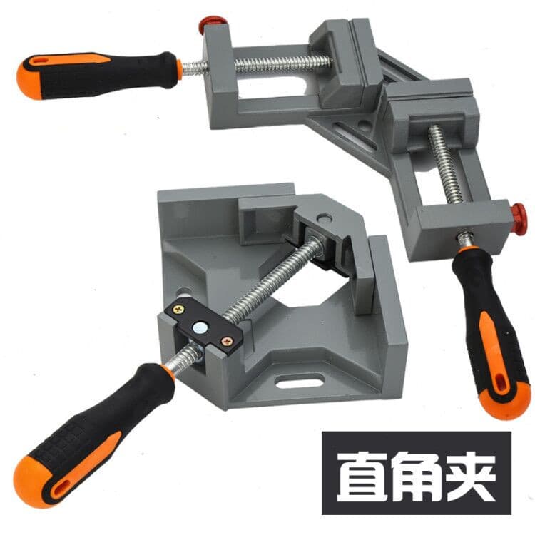 Right Angle Clamp 90 Degree Fixing Clamp Woodworking Quick Clamp Welding Fixer Block Positioning Single and Double Handle Fish Tank Clamp
