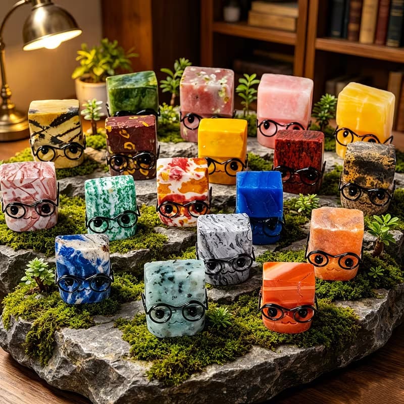 Natural crystal small hedgehog crystal rough stone crystal ornaments pet crystal crystal carvings rough stone polishing wholesale