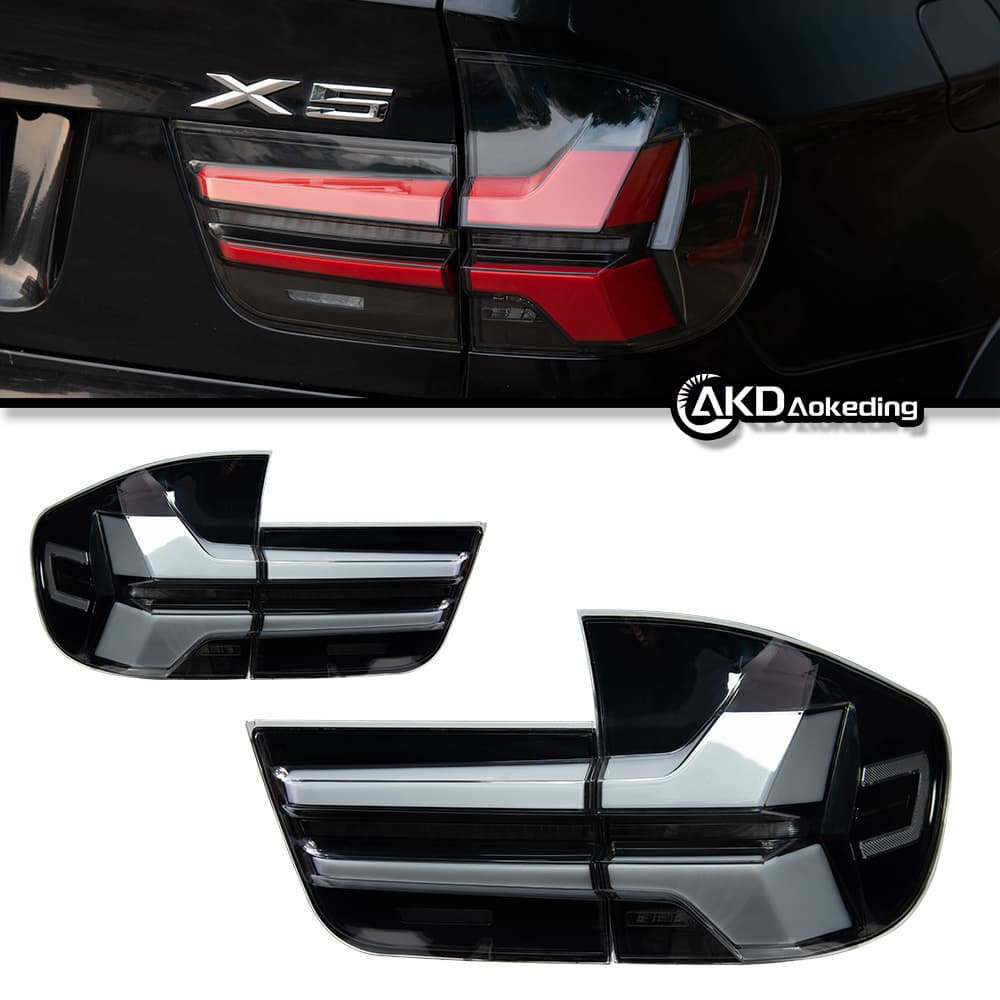 Suitable for 07-13 BMW X5 E70 Taillight Assembly Modified G05 Venom Taillight Suspension Tail Water Flow Steering