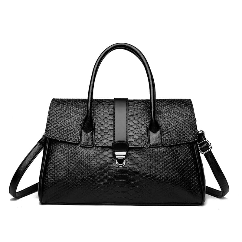 2025 New Women's Handbag Tote Bag, European and American Fashion Large Capacity Crocodile Pattern Women's Shoulder Bag Commuter Bag