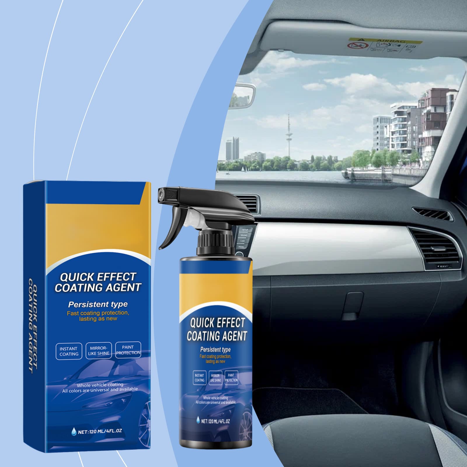 Car Coating Spray Car Care Renovation Repair Paint Wax Spray Coating Sealant