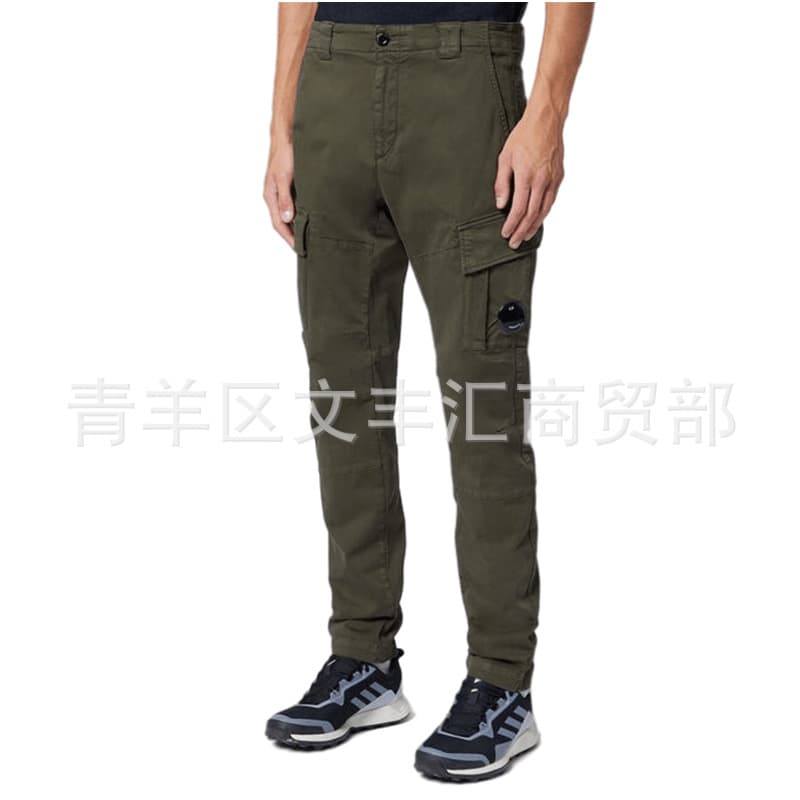 New Export Style Pure Cotton Men's Casual Korean Fit Cargo Pants Sports Trendy Men's Long Pants