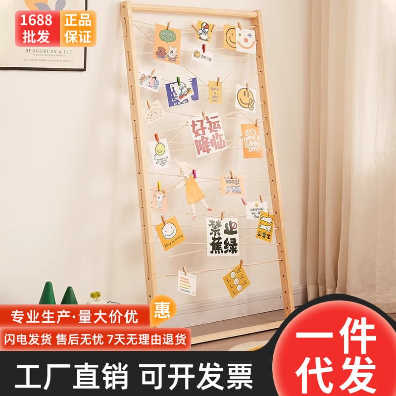 Kindergarten Decor Ornament Wedding Graduation Photo Wall Picture Postcard Display Stand Store Photo Display Rack
