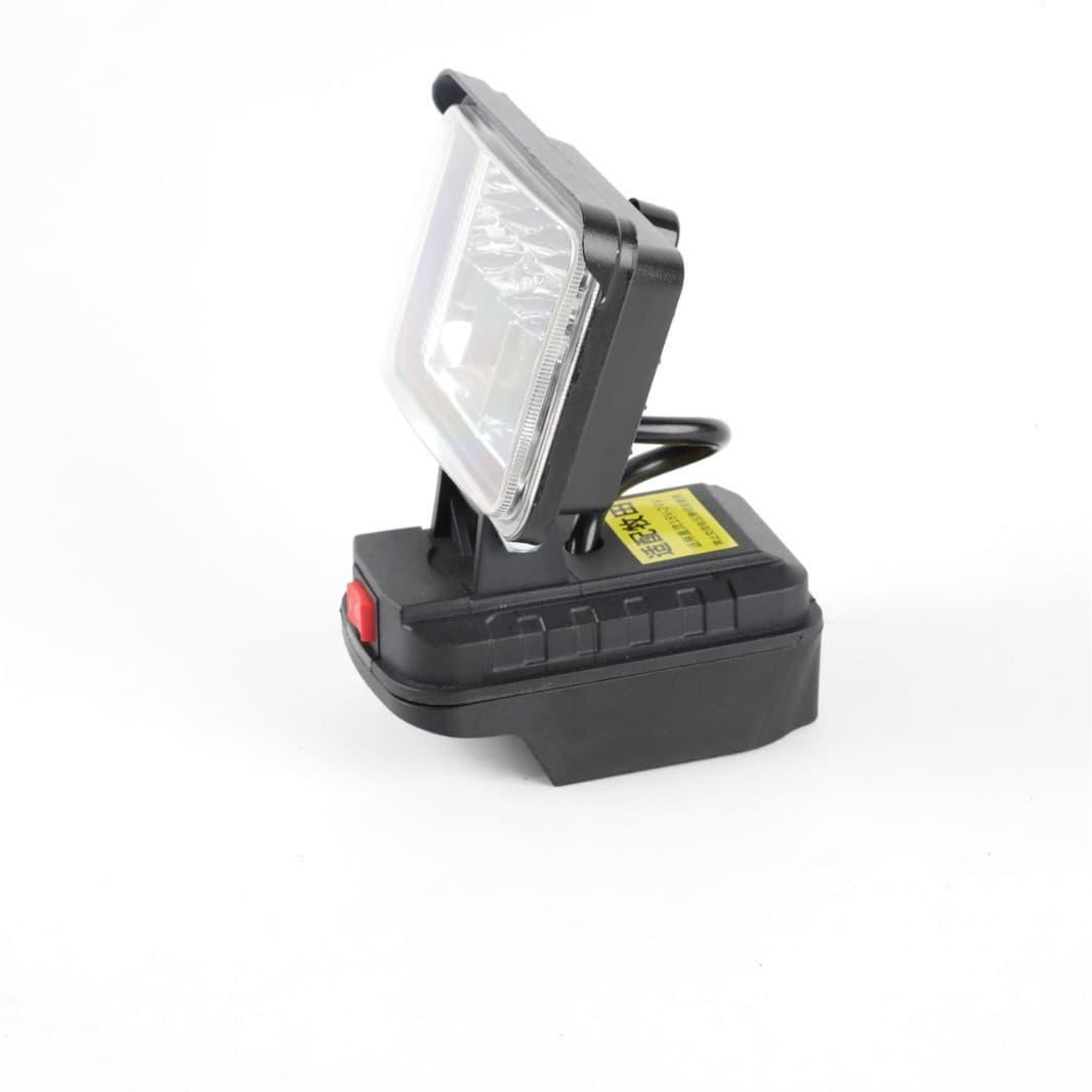 Work light with LED high-power portable lithium battery for outdoor construction sites and emergency lighting