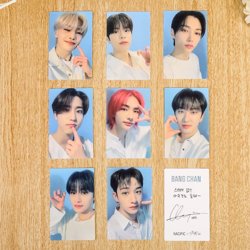 Stray Kids Hwang Hyun-jin and Bang Chan Odddinary album photocards