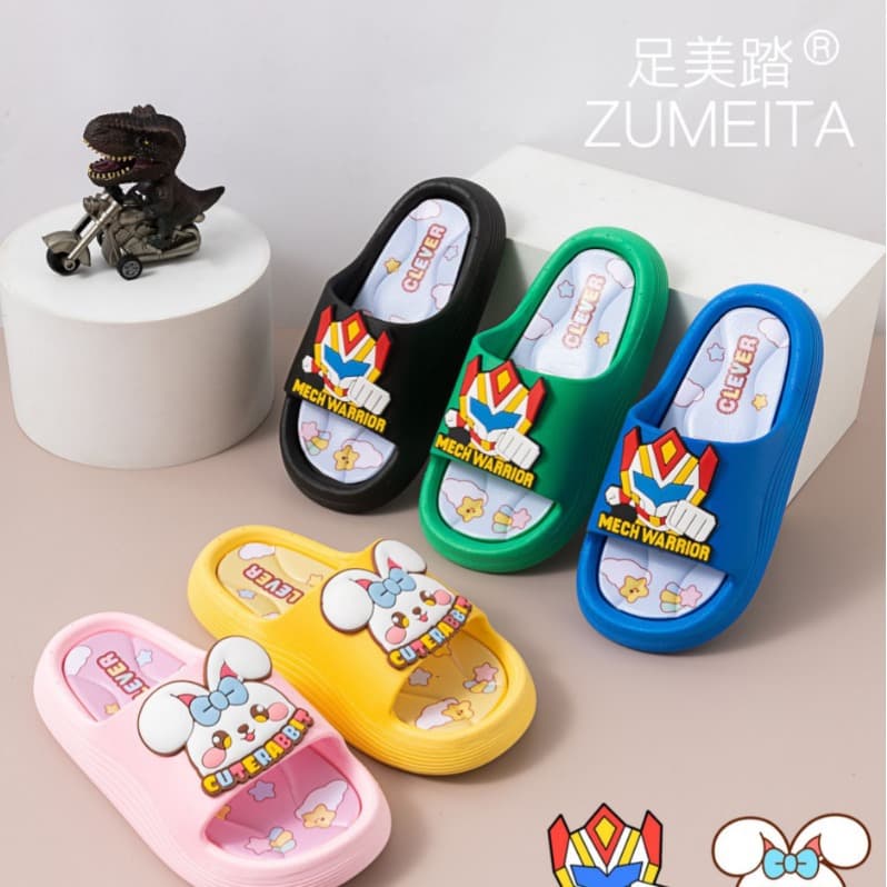 New Summer Cartoon Cute Children's Sandals for Girls Creative Princess Style Soft Sole Baby Boys Slippers Wholesale