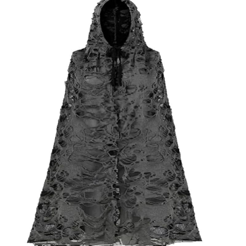 Halloween men's torn cloak wizard cape vampire magic prop stage performance adult new costume