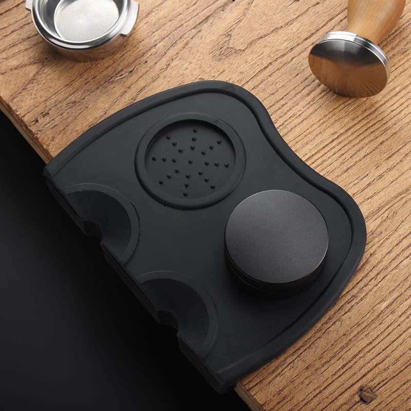 Coffee shop coffee press powder pad corner non-slip pad press powder machine special powder distributor base silicone pad press powder hammer filling