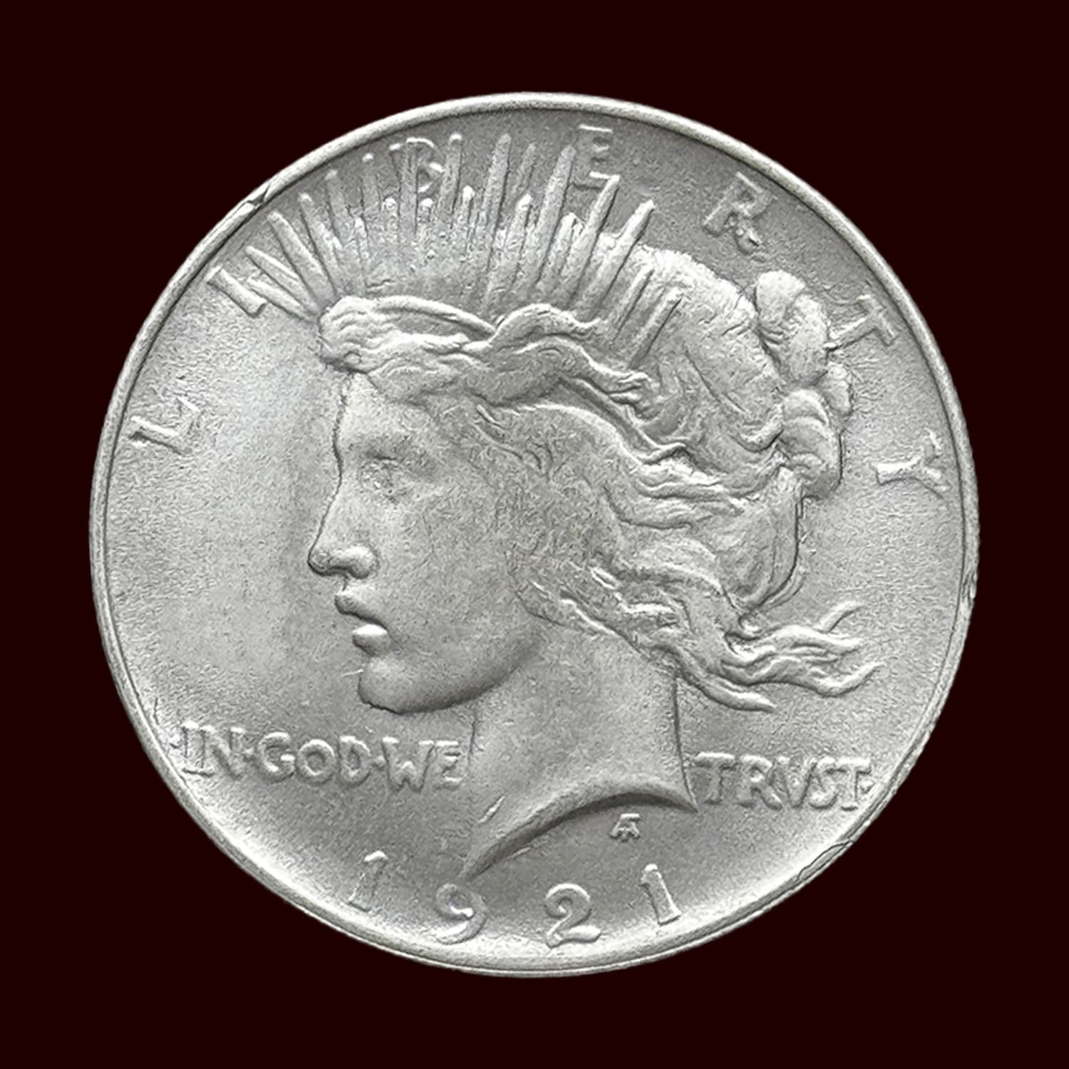 1921-1935 US Statue of Liberty Peace Dove 1 Dollar Antique Style Coin, Copper Metal Silver Dollar