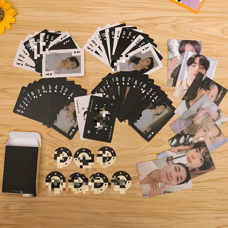 8th term membership gift PVC playing cards + mini cards + member name chip set (4-piece set)