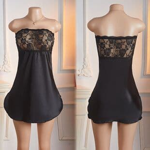 Pajamas Women Summer Tube Top Sleepwear Short Style Thin Sexy Lace Slim Fit Visible Factory Wholesale Loungewear