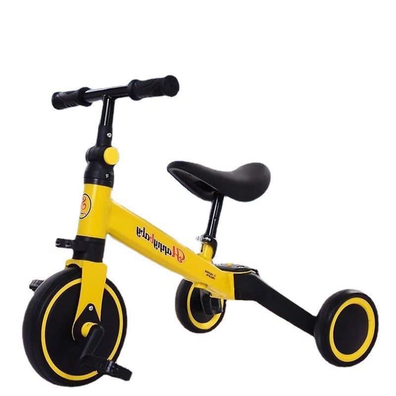 Children's Multifunctional Tricycle Balance Bike Riding Toy for Boys and Girls, Airless Tire Baby Walker Bike Cross-Border