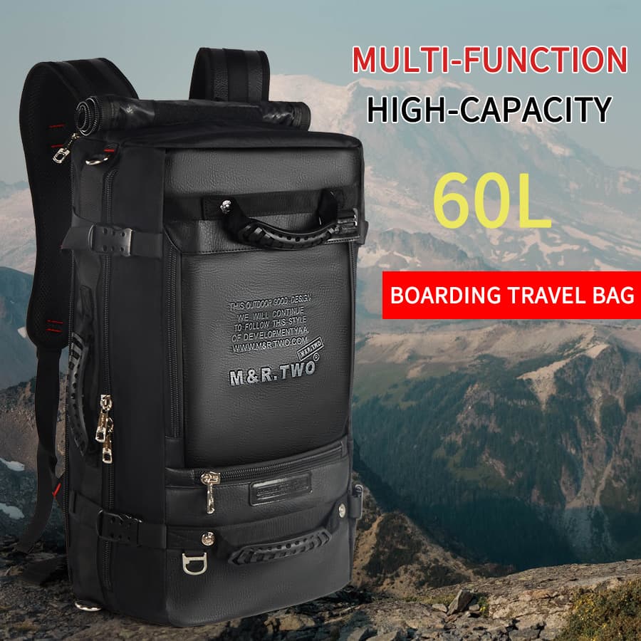 Large Capacity Backpack for Men Travel Outdoor Hiking Sports Three-in-One Crossbody Computer Backpack Cross-Border