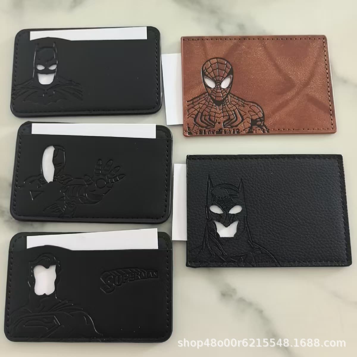 Hot Selling Card Holder Men's Wallet Business Classic Short Multi-Slot Card Case Batman Card Holder