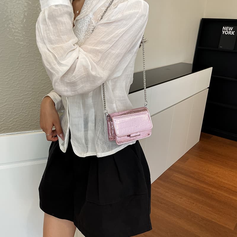 Cross-border Summer Mini Square Bag for Women 2026 New Export Style Trendy Casual Shoulder Crossbody Bag