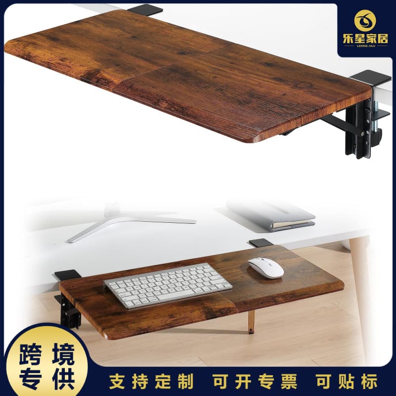 North American Black Walnut Extension Board Office Supplies Solid Wood Computer Desk Lengthening Pad Natural Wood Arm Wrist Cushion