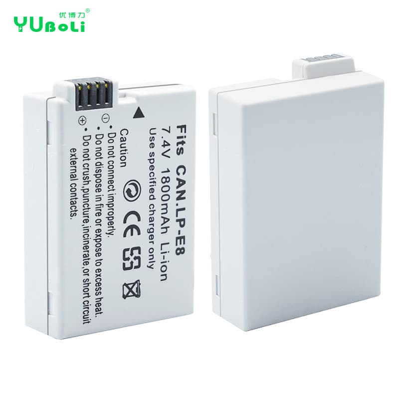 Canon Lp-e8 Eos 550d Kiss X5 Digital Camera Full Decoding Battery - Brand New Factory Direct Sale High Quality