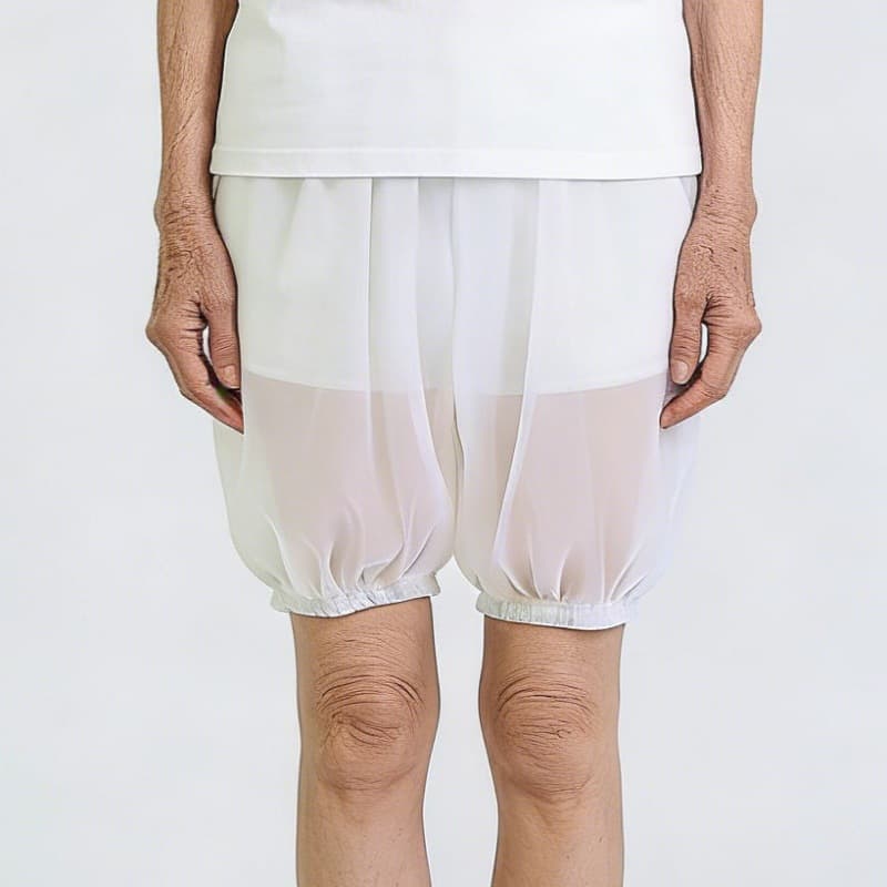 Extended PE Plastic Film Adult Incontinence Pants Anti-Leakage for Elderly Physiological Protection Underwear Cover