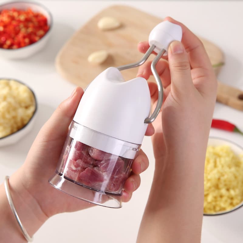 Manual Garlic Pull Chopper, Mini Household Garlic Masher, Garlic Mincer
