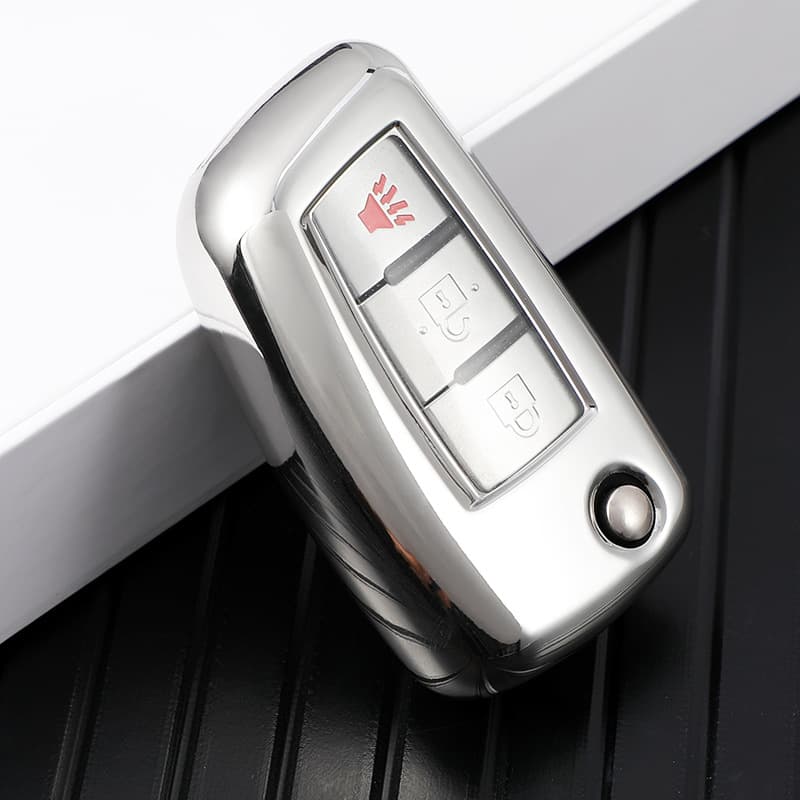 Suitable for Nissan Sylphy, Liwei, Sunshine, Qichen, Tiida and other car transparent key cases, cross-border