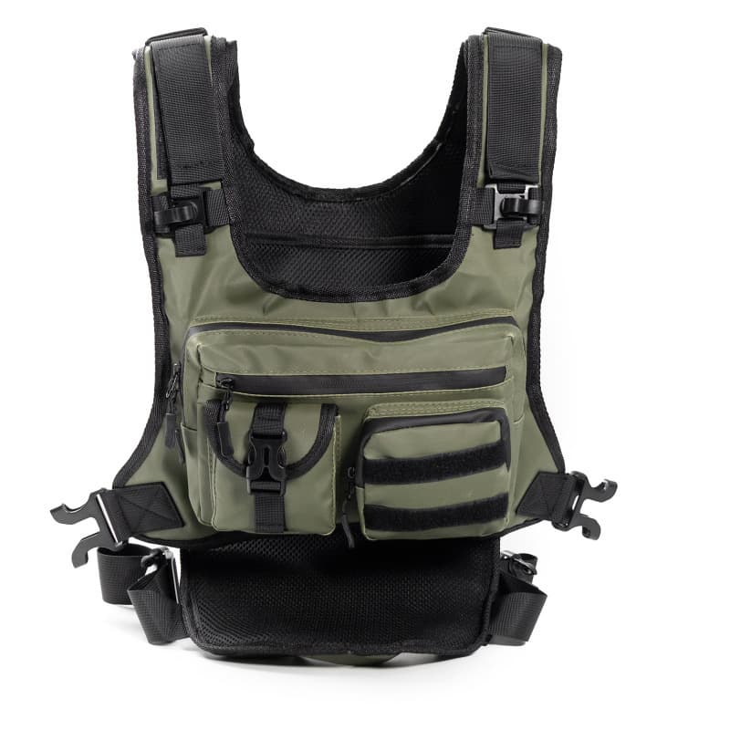 New In-Stock Outdoor Tactical Chest Pack Multi-Functional Vest with Multiple Pockets for Sports Running, Cycling Accessory Bag