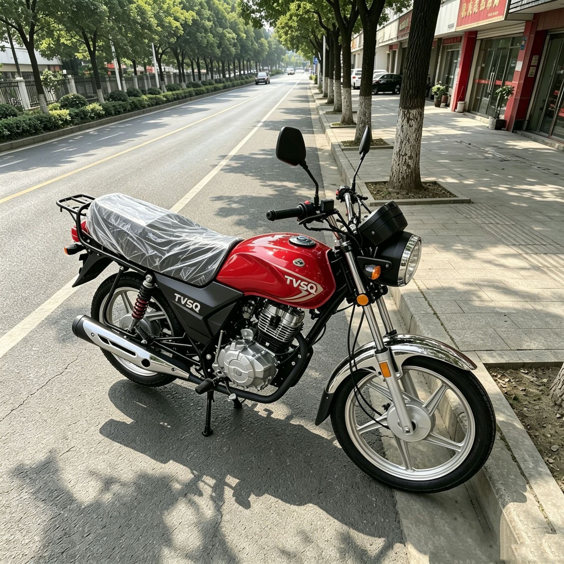 Export Bestseller: TVSQ Adult Cross Motorcycle Wear-Resistant Vacuum Tires Suitable for Muddy Roads in African Countryside