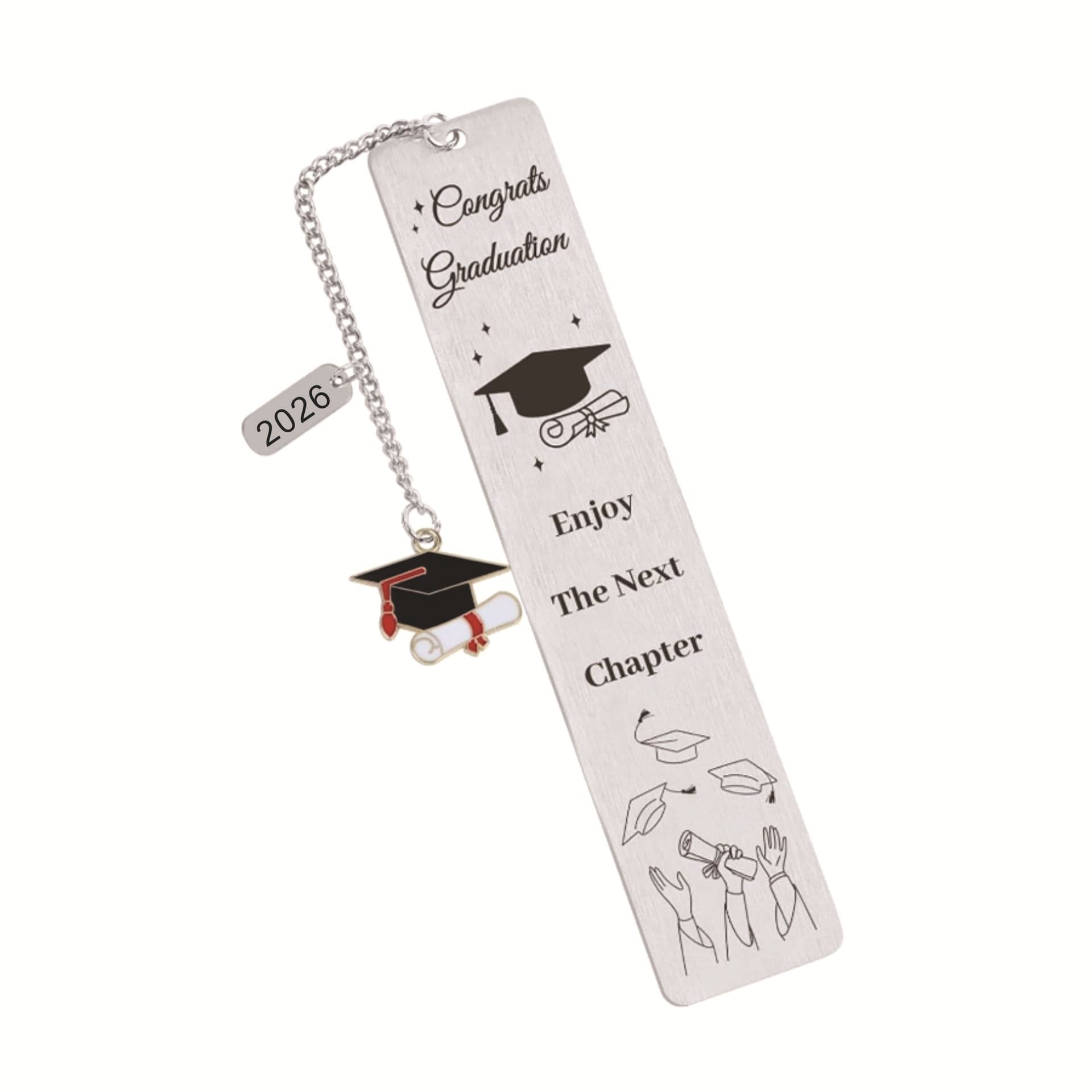 Amazon Metal Stainless Steel Bookmarks Inspirational Quotes Thanksgiving Day European and American Graduation Gifts Can Be Laser Engraved