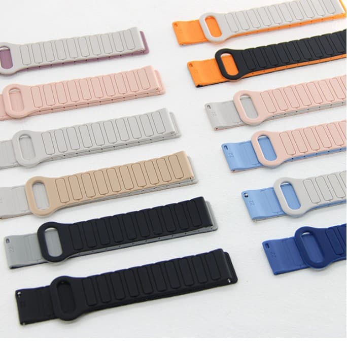 Manufacturer compatible with new Samsung/Huawei/Huami/Garmin/I-beam loop 12/18/20/22MM magnetic strap