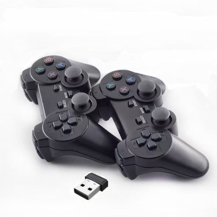 2.4G Wireless Gamepad, Two-Player Classic Arcade FC King of Fighters Retro PS2