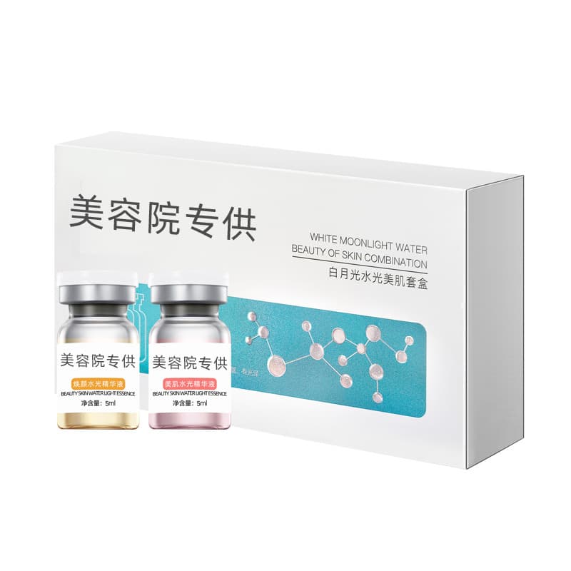 Salon-exclusive skincare wholesale, Water Glow Kinetic Essence, White Moonlight effect-type topical glow serum for radiant skin