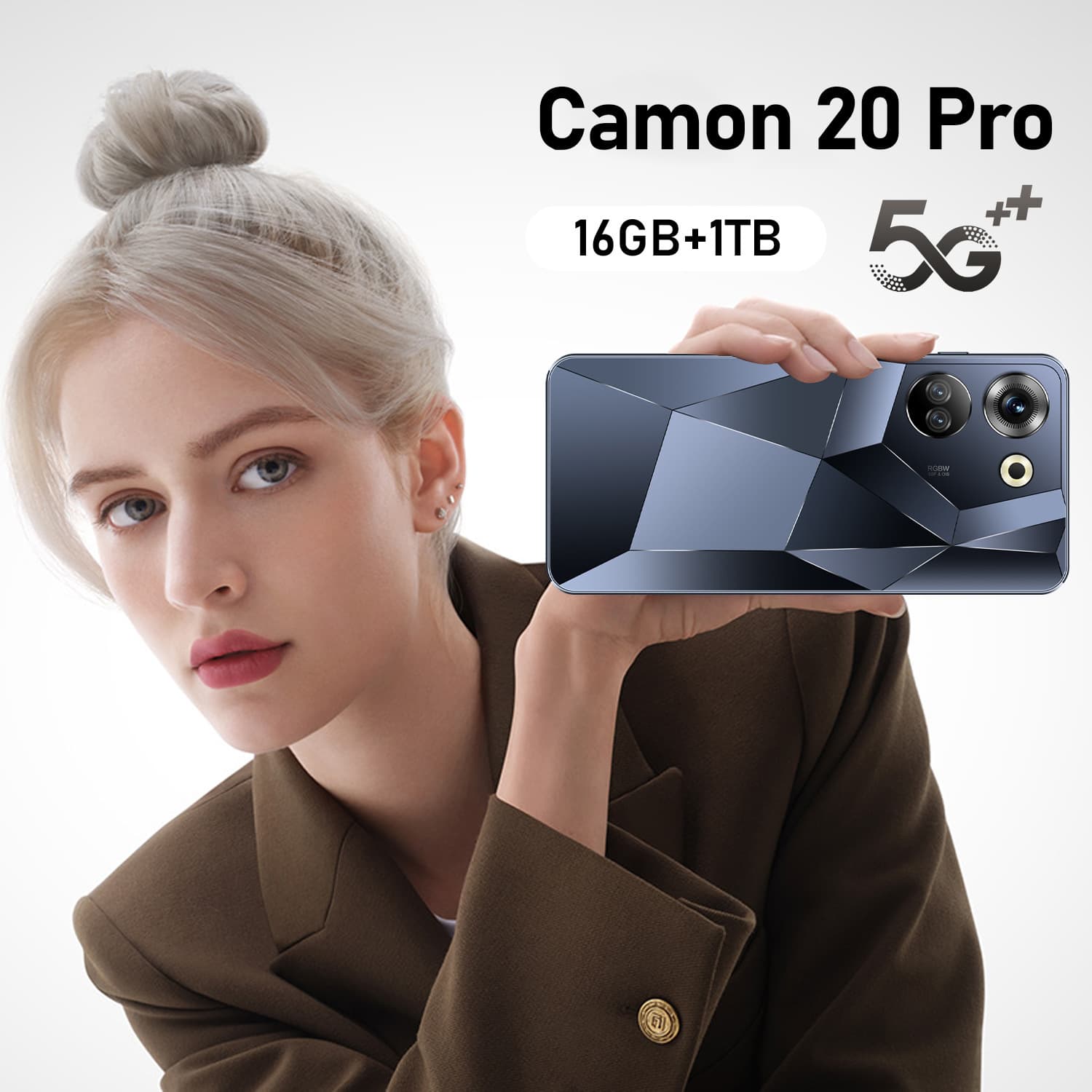 New Camon 20 Pro large screen cross-border mobile phone Android all-in-one machine 16+1TB foreign trade smart Android phone