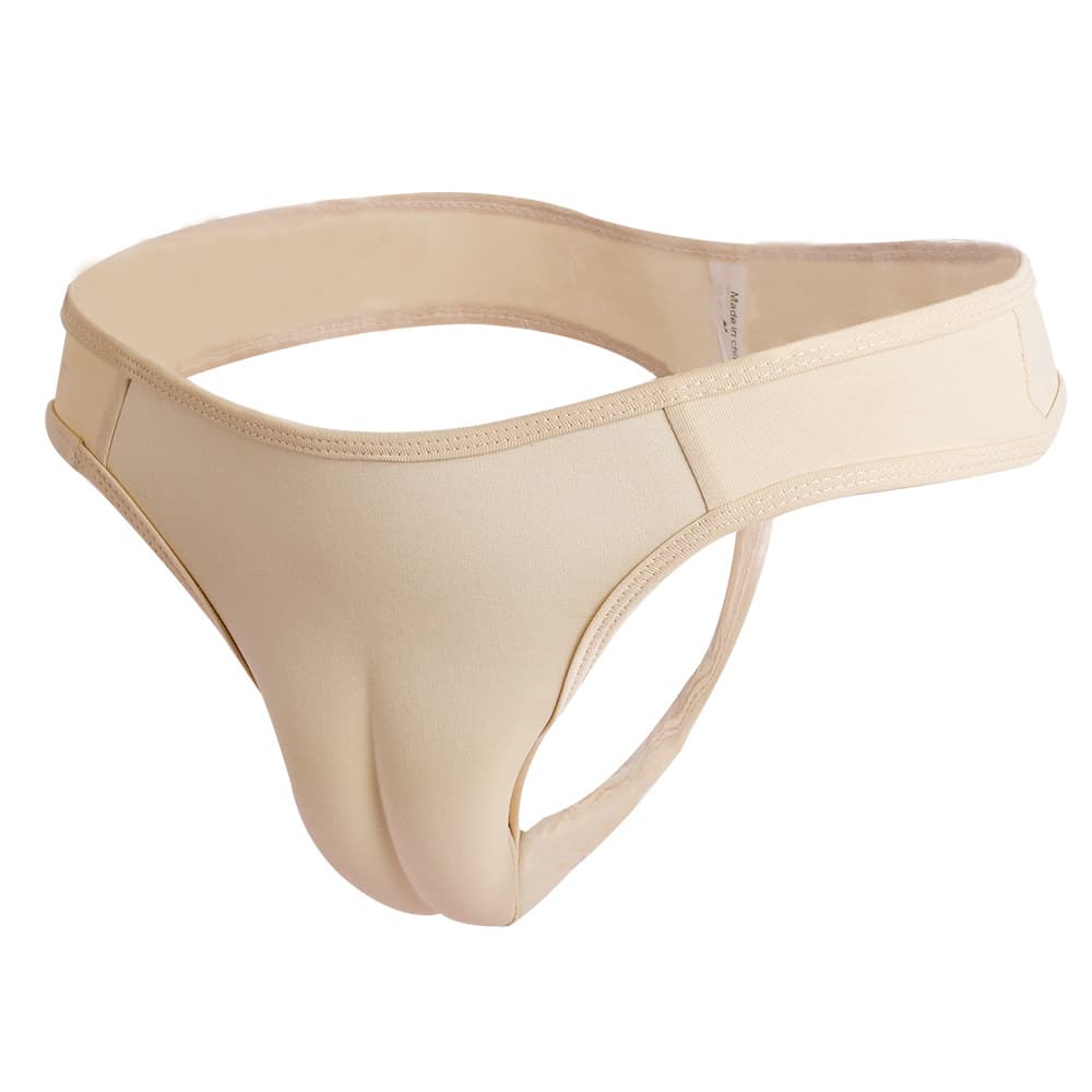 Men's One-Piece Hidden JJ Fake Negative Underwear COS Underwear Fake Negative Low Waist Cotton Low Cut Briefs