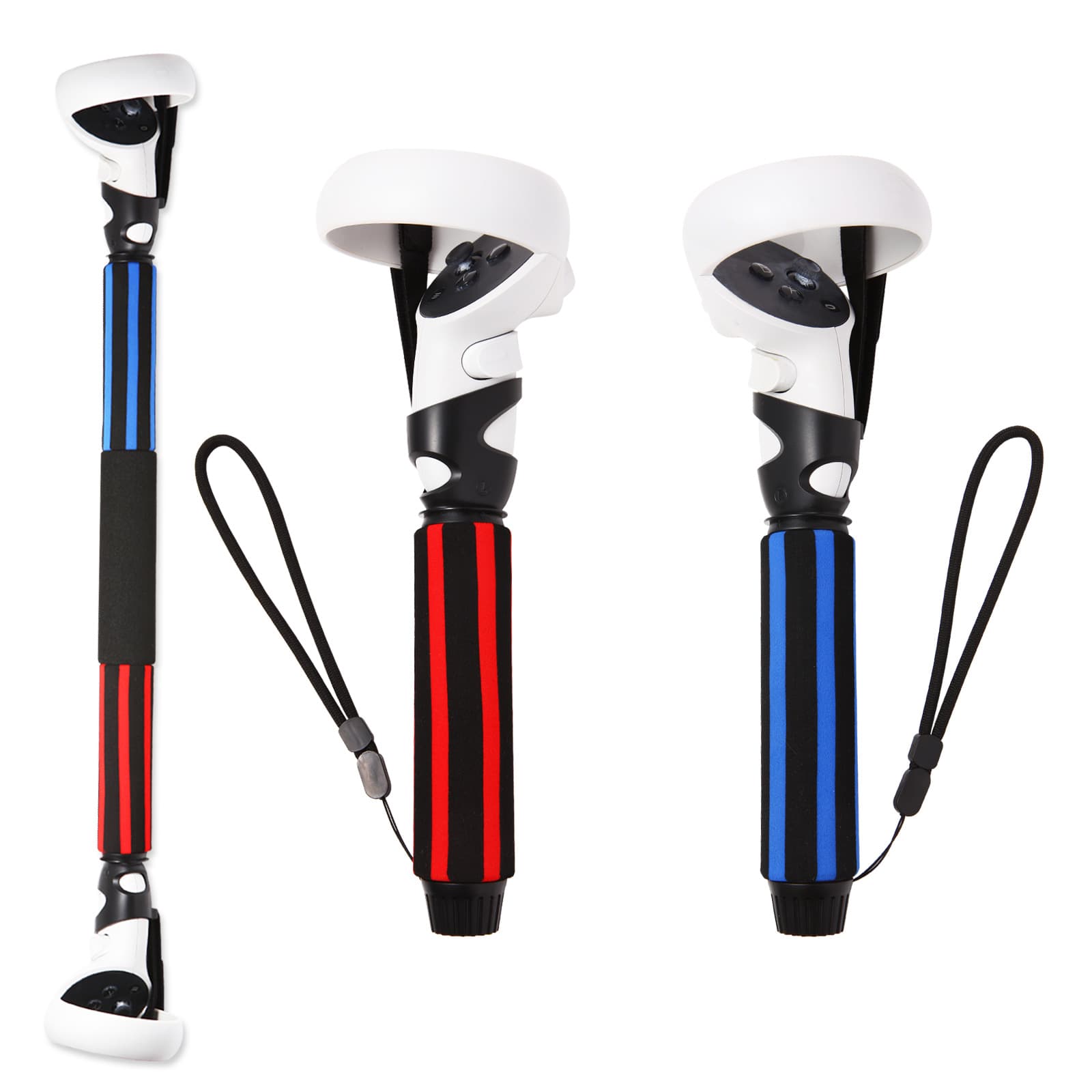 Exclusively available for cross-border use, the Metaquest2 handle controller matches the rhythm of multiple games and the precise positioning of the lightsaber